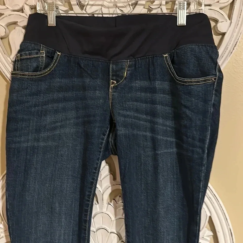 Old navy maternity Straight low panel jeans